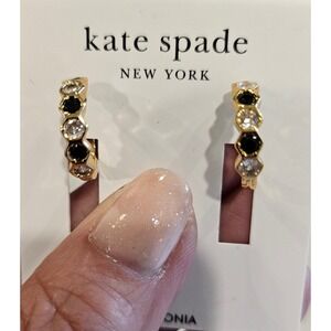 kate spade Gold and Black Earrings